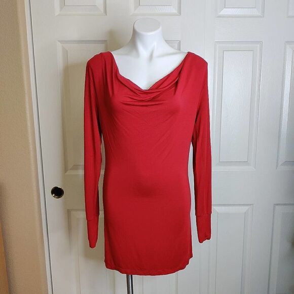 Naked Princess cowl neck mini sleep dress with thumbhole S - Picture 3 of 10